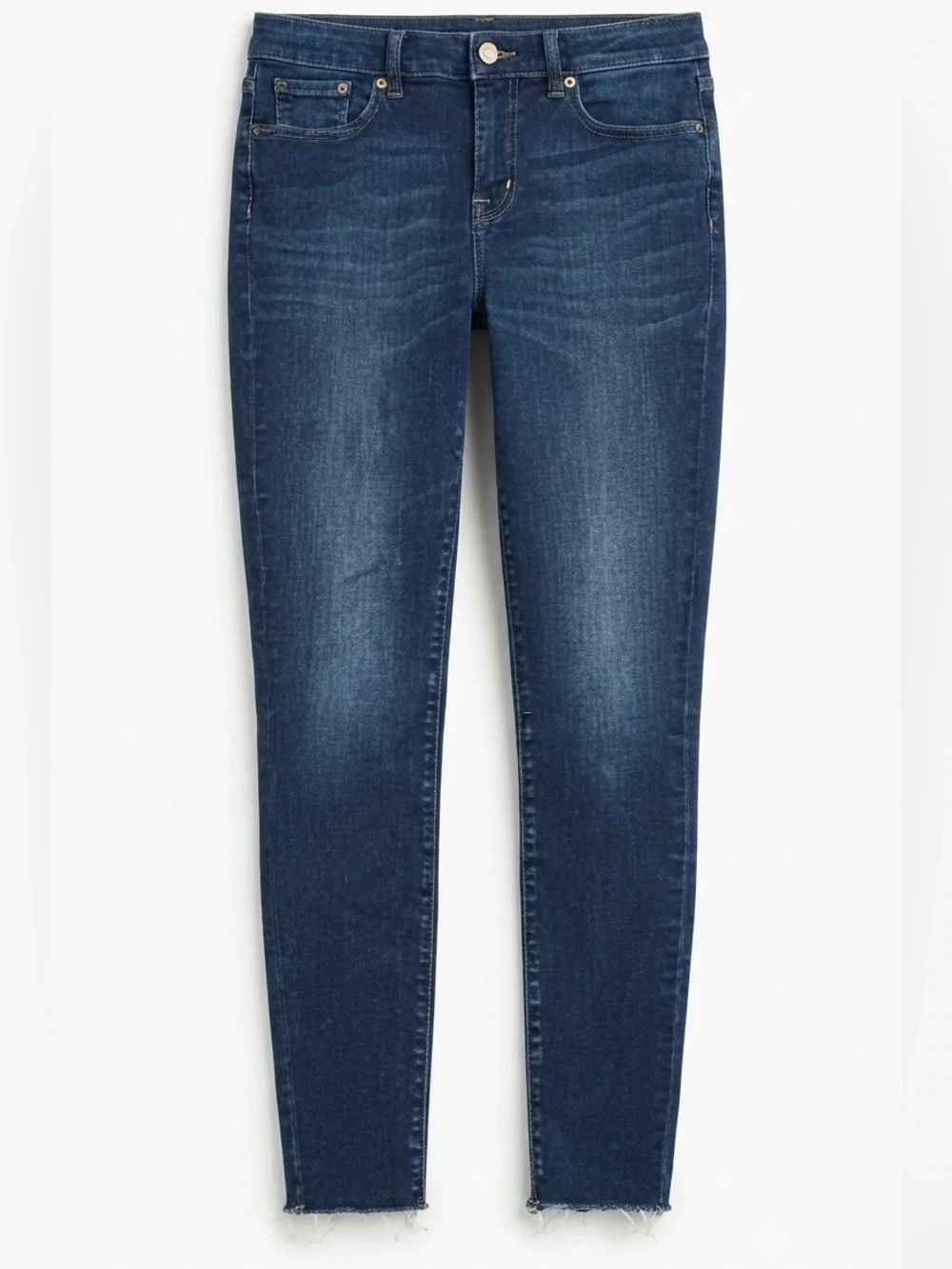 J. Crew - Size 29 - Mid-rise Skinny Signature Stretch - Dark Blue Wash